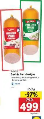 Lidl DULANO Sertés kenőmájas ajánlat