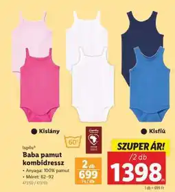 Lidl Baba pamut kombidressz ajánlat
