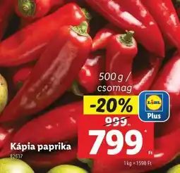 Lidl Kápia paprika ajánlat