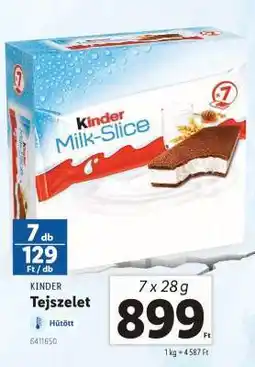 Lidl KINDER Tejszelet ajánlat