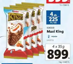 Lidl KINDER Maxi King ajánlat