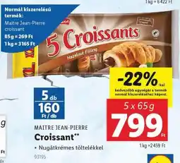 Lidl MAITRE JEAN-PIERRE Croissant ajánlat