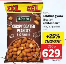 Lidl ALESTO Földimogyoró tésztaköntösben ajánlat