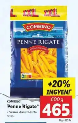 Lidl COMBINO Penne Rigate ajánlat