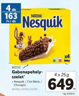 Lidl Nestlé gabonapehely-szelet ajánlat