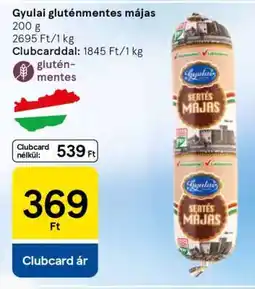 Tesco Gyulai gluténmentes májas ajánlat