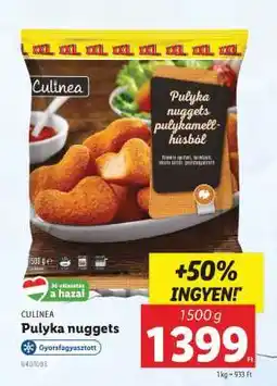 Lidl CULINEA Pulyka nuggets ajánlat