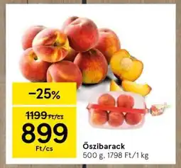 Tesco Őszibarack ajánlat