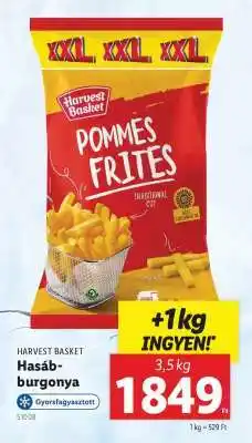 Lidl HARVEST BASKET Hasábburgonya ajánlat