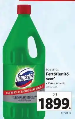 Lidl DOMESTOS Fertőtlenítőszer ajánlat