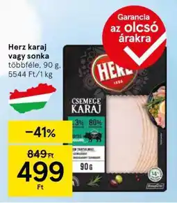 Tesco Herz karaj vagy sonka ajánlat