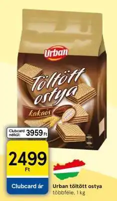 Tesco URBAN TÖLTÖTT OSTYA ajánlat