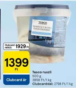 Tesco Tesco ruszli ajánlat