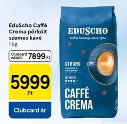 Tesco EduScho Caffé Crema pörkölt szemes kávé ajánlat
