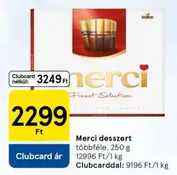 Tesco Merci Desszert ajánlat