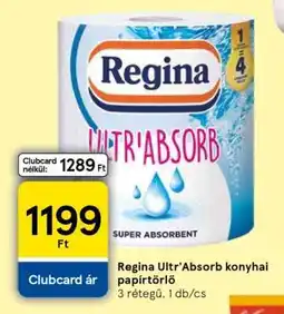 Tesco Regina Ultr'Absorb konyhai papírtörlő ajánlat