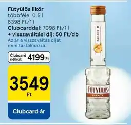 Tesco Fütyülős likőr ajánlat