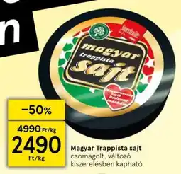 Tesco Magyar Trappista Sajt ajánlat