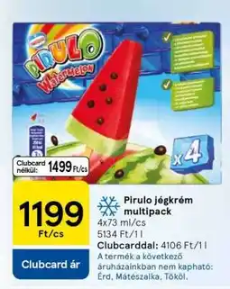 Tesco Pirulo jégkrém multipack ajánlat