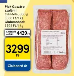 Tesco Pick Gasztro szalámi ajánlat