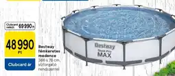 Tesco Bestway fémkeretes medence ajánlat