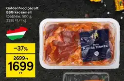 Tesco Goldenfood pácolt BBQ kacsamell ajánlat
