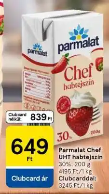 Tesco Parmalat Chef UHT Habtejszín ajánlat