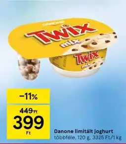 Tesco Danone limitált joghurt ajánlat