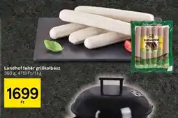 Tesco Landhof fehér grillkolbász ajánlat