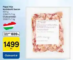 Tesco Pápai Hús kockázott bacon ajánlat