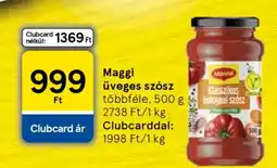 Tesco Maggi üveges szósz ajánlat