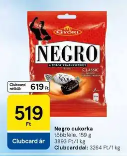 Tesco Negro cukorka ajánlat
