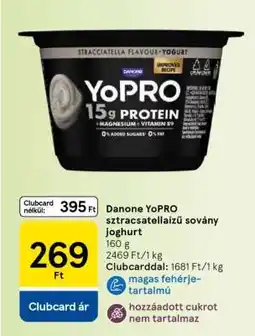 Tesco Danone YoPRO sztracsatellaízú sovány joghurt ajánlat