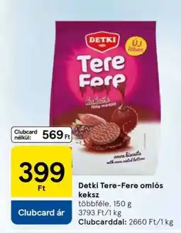 Tesco DETKI Tere Fere omlós keksz ajánlat