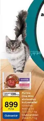 Tesco PURINA ONE MINI Alutasakos kutyaeledel ajánlat