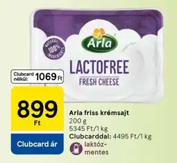 Tesco Arla friss krémsajt ajánlat