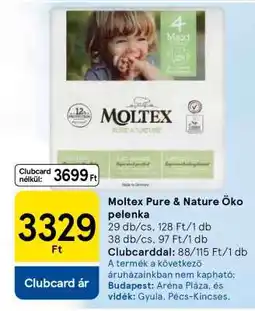 Tesco Moltex Pure & Nature Öko pelenka ajánlat