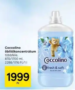 Tesco Coccolino öblítőkoncentrátum ajánlat