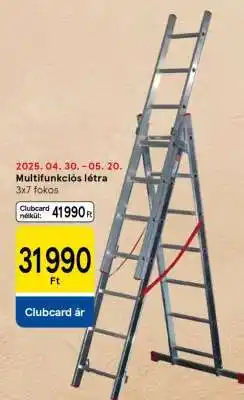 Tesco Multifunkciós létra ajánlat