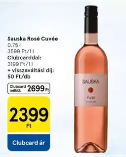 Tesco Sauska Rosé Cuvée ajánlat