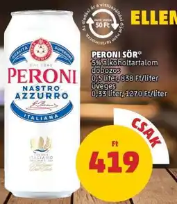 PENNY Peroni sör ajánlat