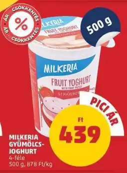 PENNY Milkeria Gyümölcs-Joghurt ajánlat