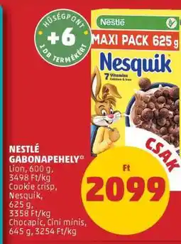 PENNY NESTLÉ Gabonapehely ajánlat