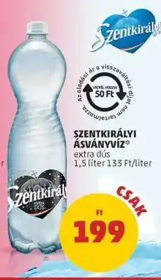 PENNY SZENTKIRÁLYI Ásványvíz ajánlat