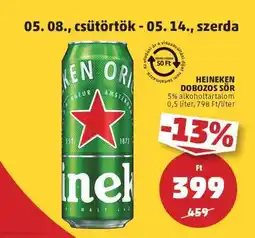 PENNY Heineken Dobozos Sör ajánlat
