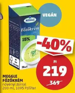 PENNY Meggle Főzőkrém ajánlat