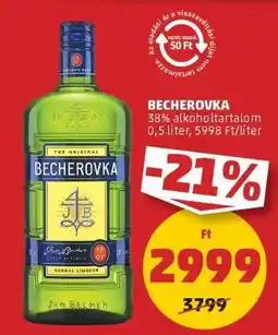 PENNY Becherovka ajánlat