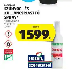 ALDI NATURLAND Szúnyog- és Kullancsriasztó Spray ajánlat