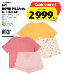 ALDI Női Rövid Pizsama Modállal ajánlat