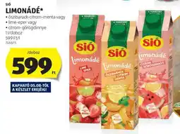 ALDI Sió Limonádé ajánlat